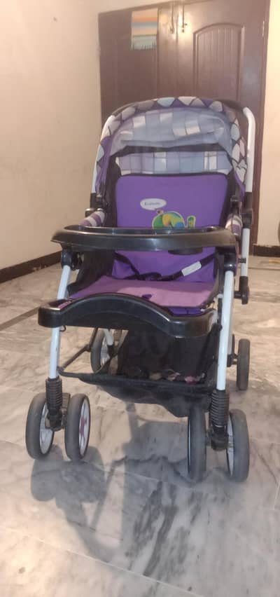 imported luxury baby pram brand new condition big wheels