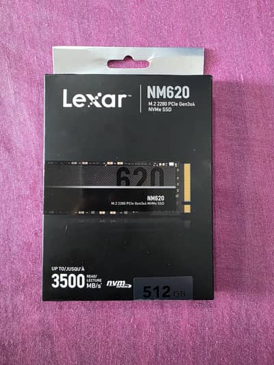 Lexar NM620 512GB NVMe SSD - 95% Health Fast Gaming SSD