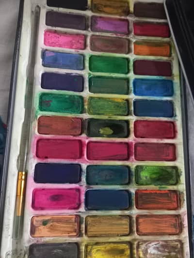 36 watercolours