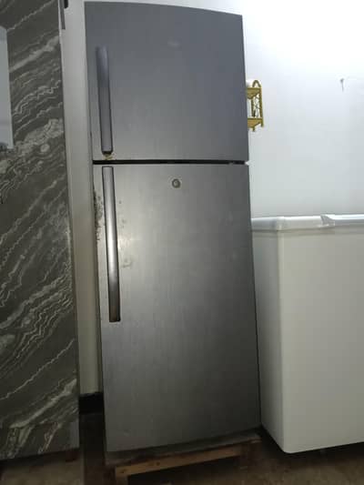 Haier fridge grey mitalic