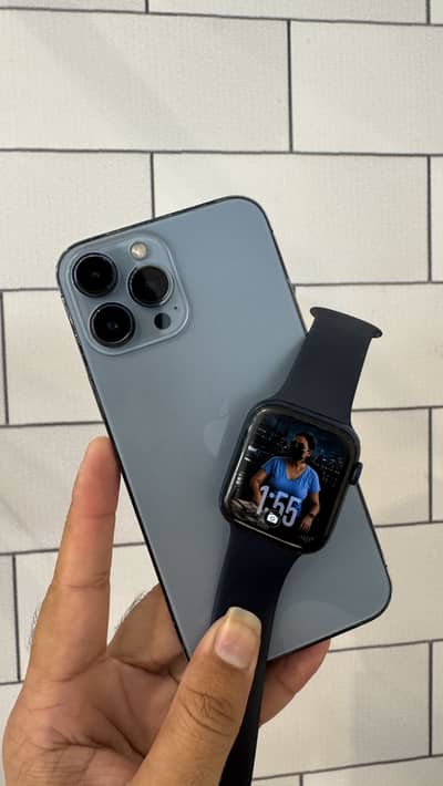 13 pro max 256 gb & apple watch S6