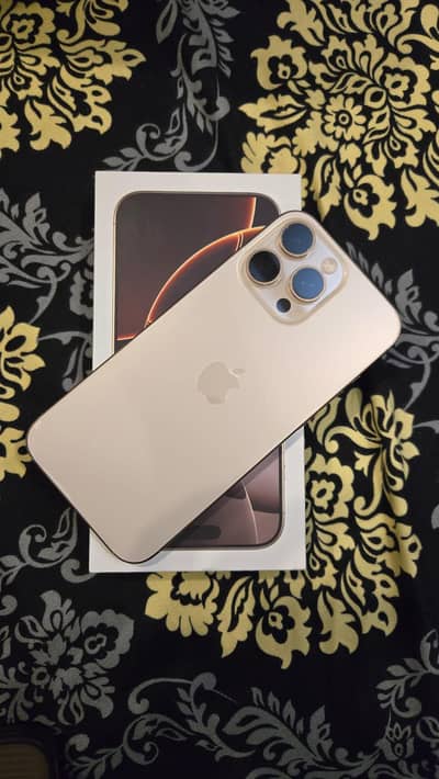 i phone 16 pro max , storage 256GB non pta