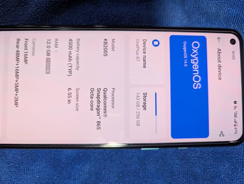 One Plus 8T 5