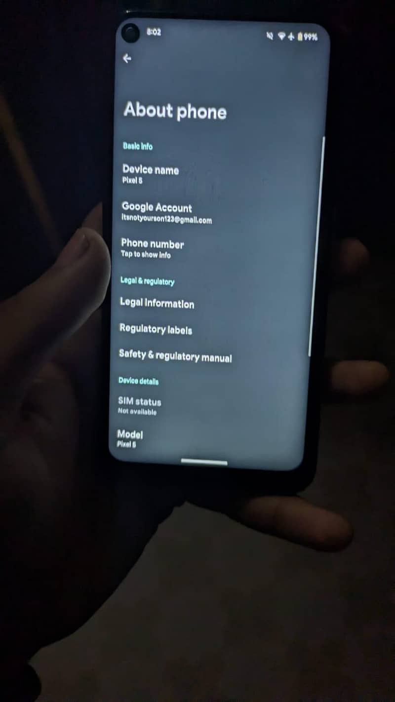 Google pixel 5 2