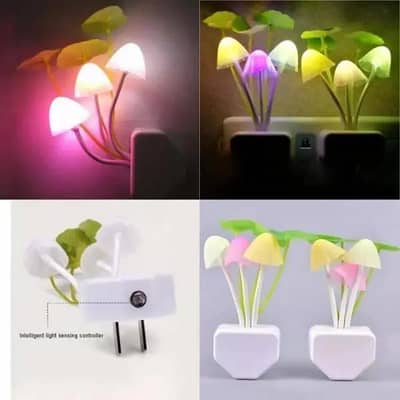 Mushroom Night Light for kids Room safe sleep.