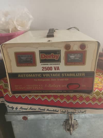 Derby Automatic Voltage Stabilizer 2500 VA