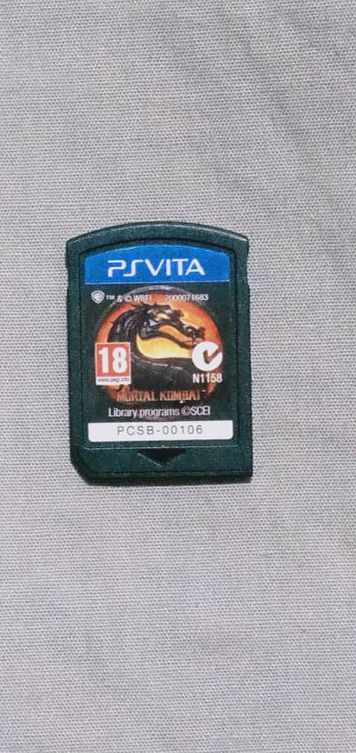 PS Vita exclusive title Minecraft , Mortal kombat with  free DS Game