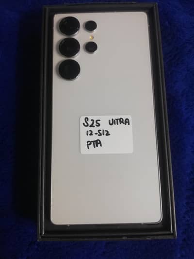 Samsung galaxy S25 ultra White 512 gb official pta complete box