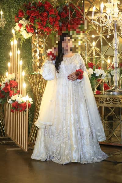 white embroidered dress
