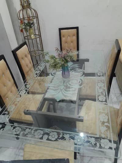 Dining table  with 8 chairs