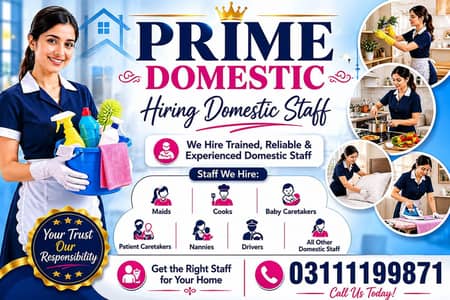 Babysitter /Maid /Cook/ Patient attendants/ Helper Driver