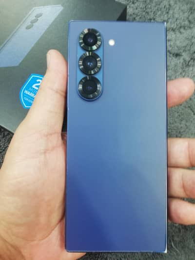 Samsung galaxy Z Fold 6 Blue Official pta approved 512 gb Complete Box