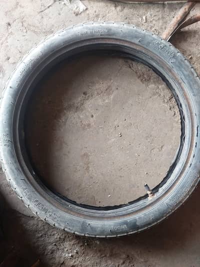 CD 70 Back tyre 6 ply (Cheeta) with tube