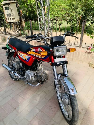 Honda CD 70 Red Colour