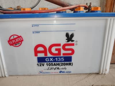 Scrap battery: AGS, GX-135(19-plates)