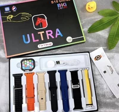 Big Eid special offer S10 ultra  2 smart watch titanium black orange