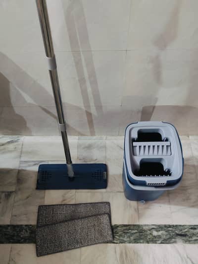 Floor Mop with Double Buckets