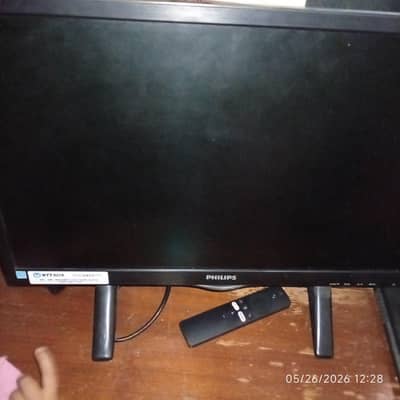 24 inch LED with android box and speaker location qayumabad