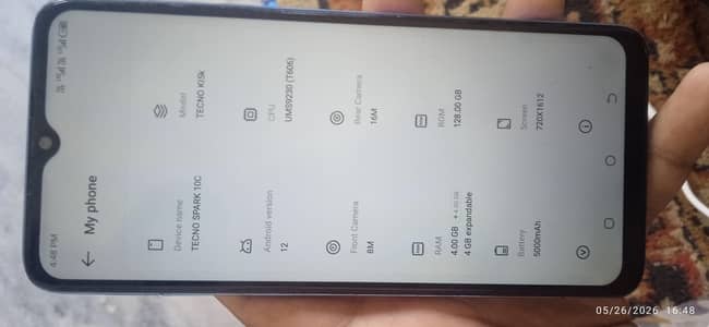 Tecno Spark 10C 4+4 128 03365045950