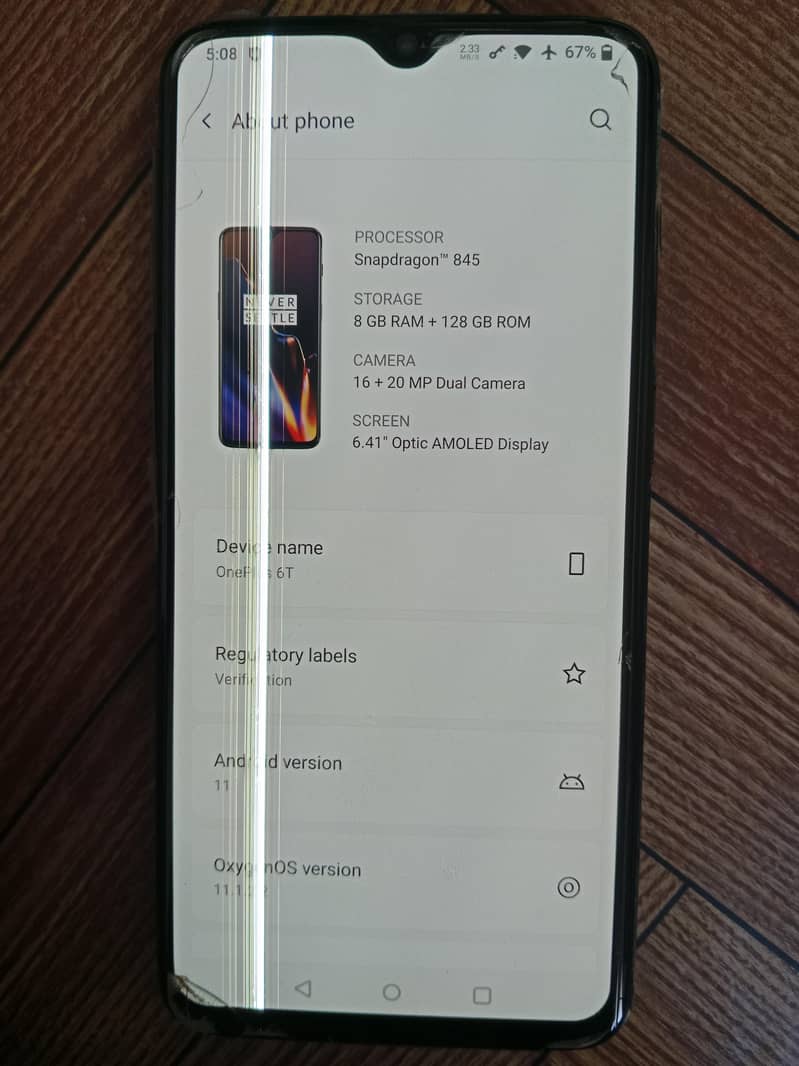 One Plus 6T 4