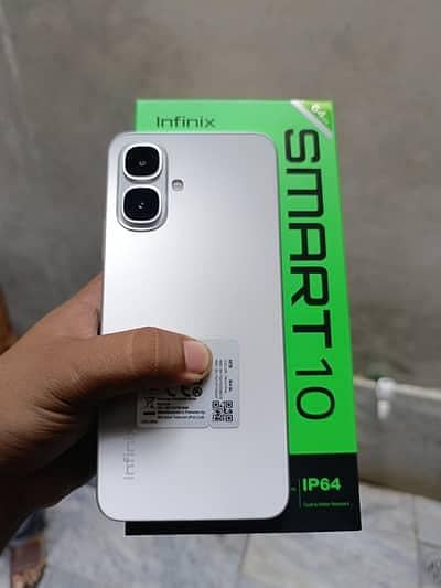 Infinix Smart 10 4/64 Fresh Condition PTA Approved price 27000