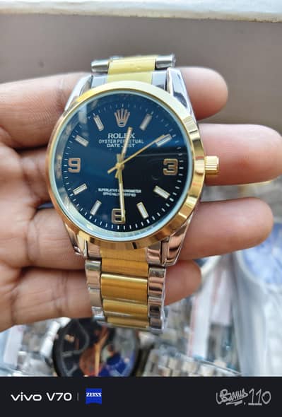 high quality stainless steel Rolex watch for men's