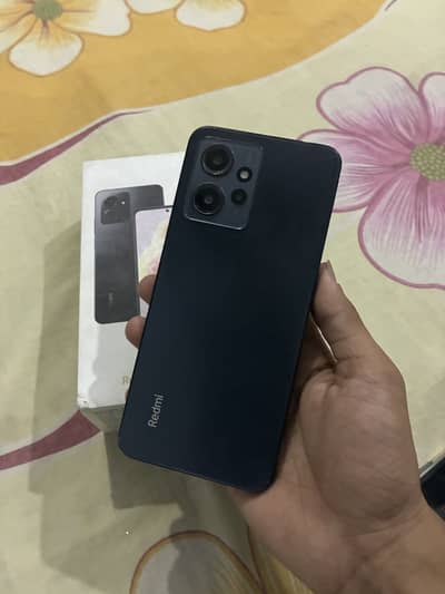 Exchange Redmi Note 12 With Box 8/128 Official PTA Glass break