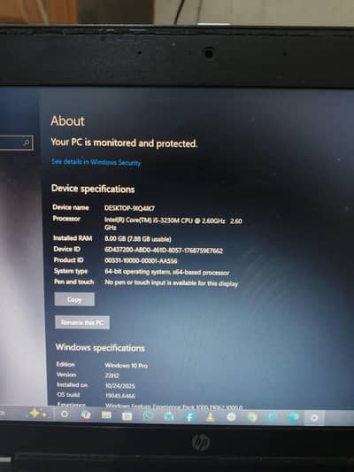 HP ProBook 6470b Laptop – Core i5 3rd Gen, 8GB RAM