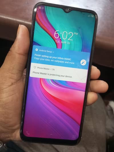 Infinix Hot 8 he 4 64 he box ke Sath all oky