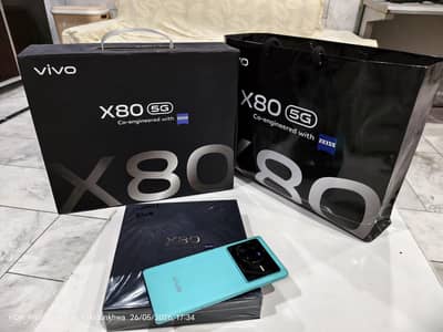 Vivo X80 Official PTA - 12+8GB /256GB