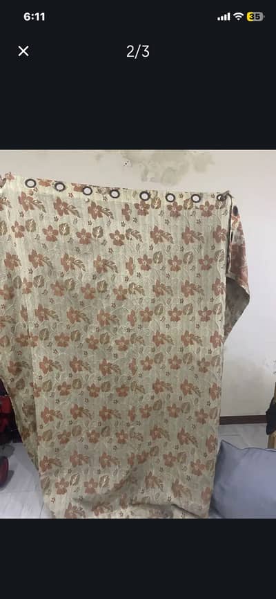 Beautiful floral skin curtains