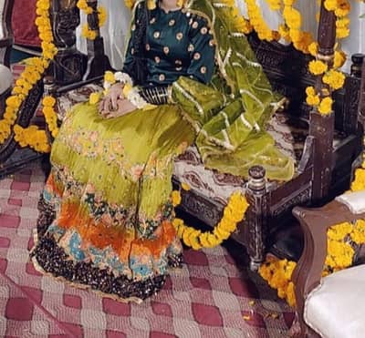 mehandi dress
