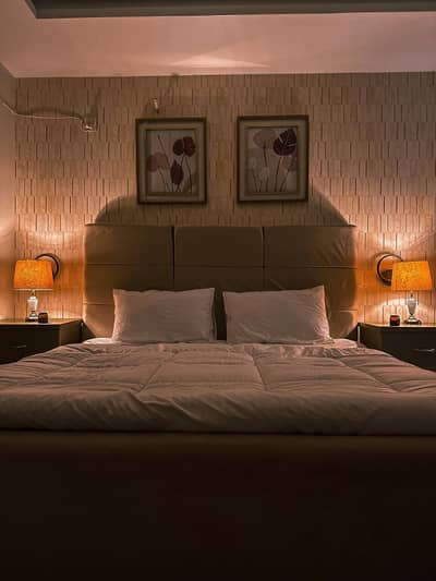 One bedroom apartment per day available Gulbug green Islamabad lukurya furnished apartment