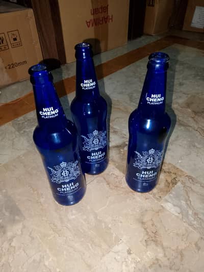 preloved glass. collection bottles