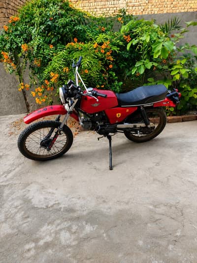 100 CC modified Sports Trial Bike