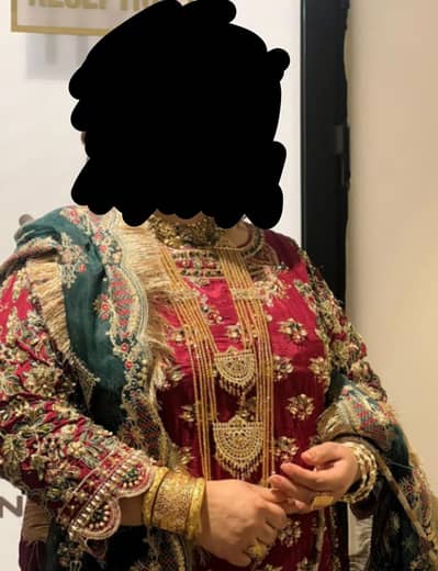 Abeera Usman Burgundy Dusk