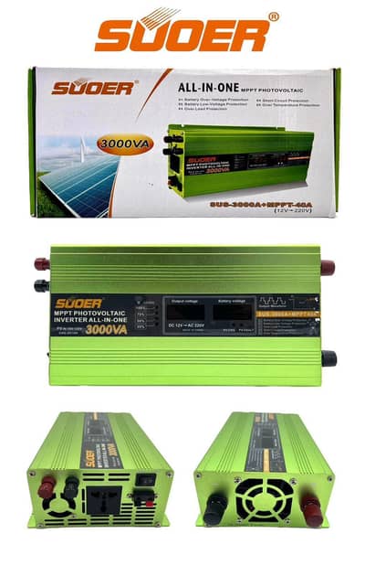 SUOER 3000va solar inverter Built-in 40a MPPT