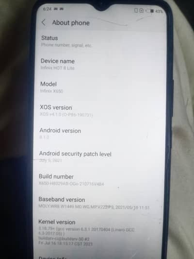 Infinix Hot 8 lite