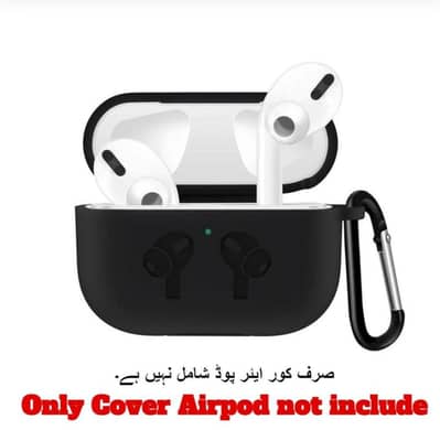Soft Silicone Airpods Case Black 360° Shock absorber