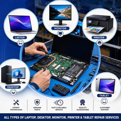 LAPTOP DASKTOP PRINTER REPAIRING
