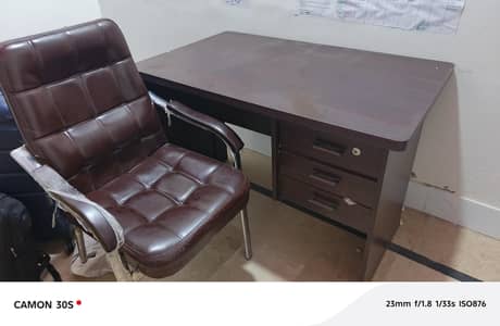 Study/office table along with imported chair