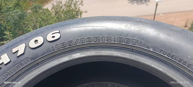 1 Hankook 185 70 R13 Tyre in excellent condition