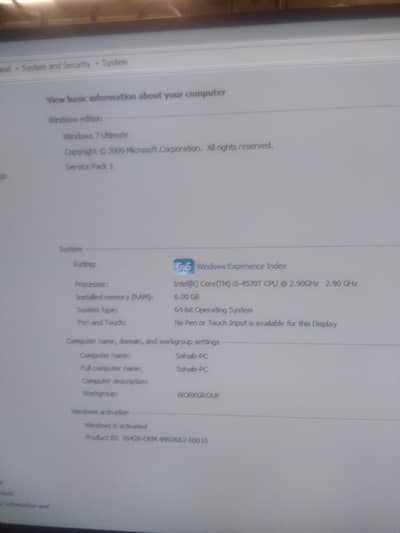 core i5 4th generation for selling with 8 gb ram
