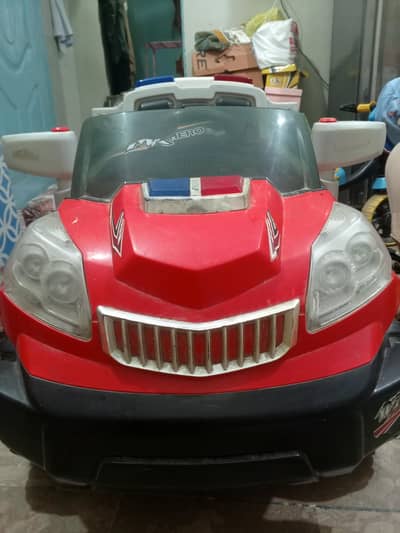 Sports car for kids tow door open 4wheel