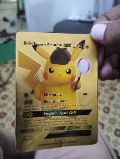 Pikachu card hp140