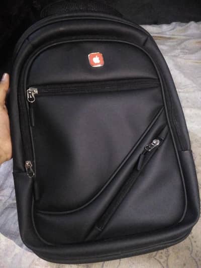 Apple logo are printed on the bag all side of ladder