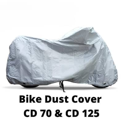 Bike Top Cover – Water & Scratch Proof Parachute – Fits CD70CC and 12