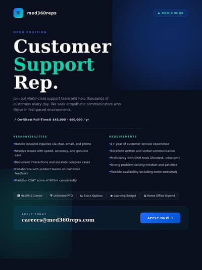 customer support representative