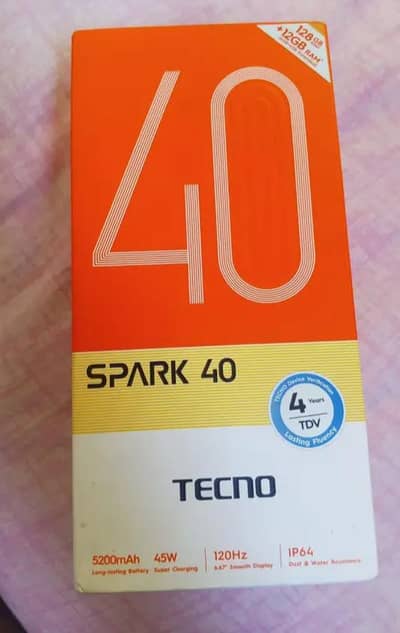 Tecno spark 40 brand new 9 month warranty available