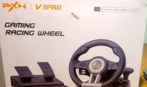 PXN V3PRO STEERING WHEEL WITH PADDLES PC XBOX/series X S  PS4